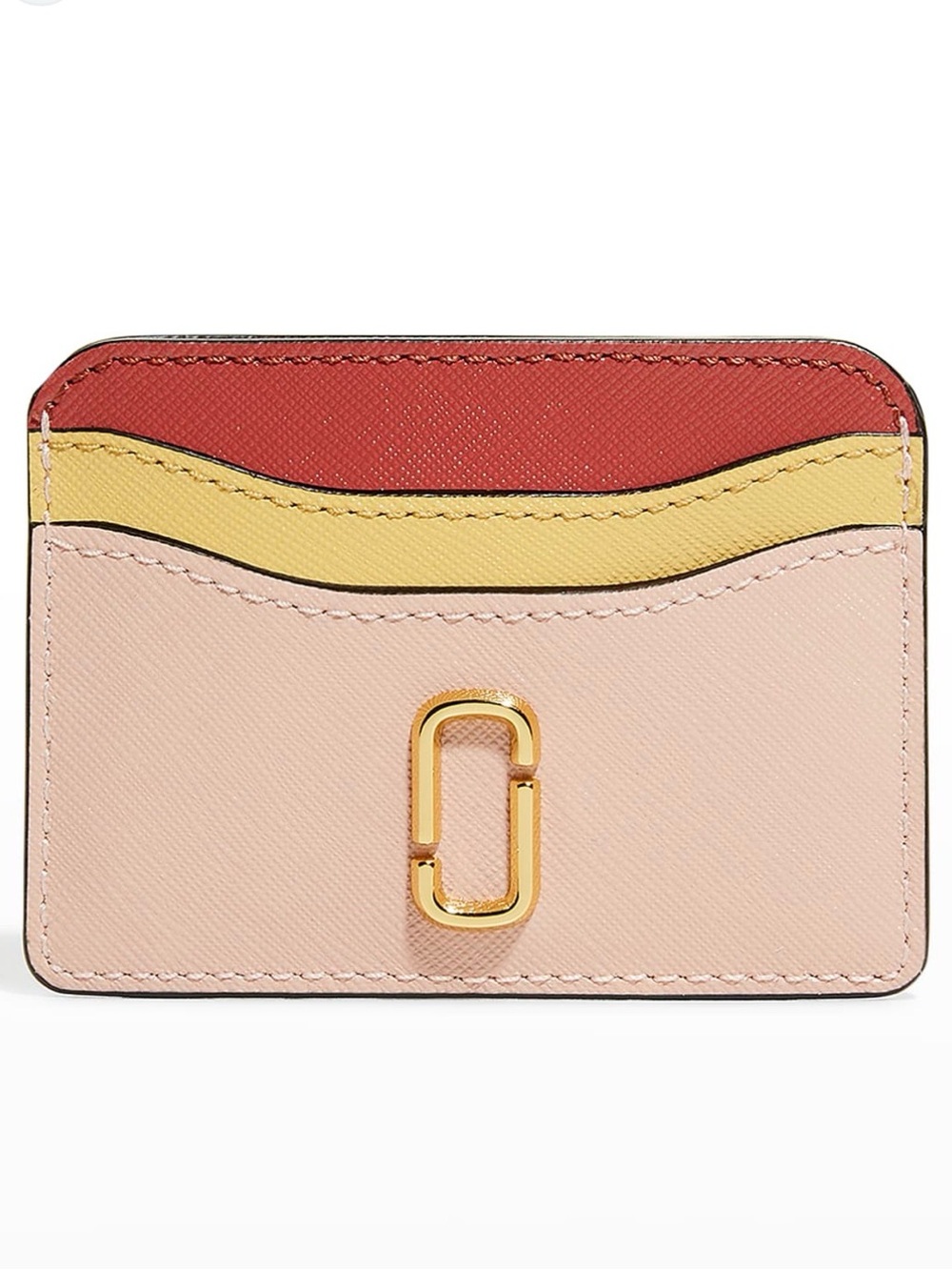 Marc Jacobs The Utility Snapshot Card Holder Wallet Rose Multi GUC